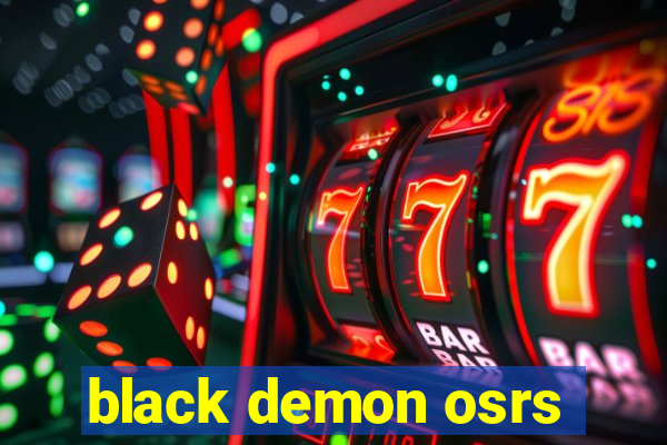 black demon osrs