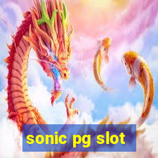 sonic pg slot