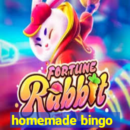 homemade bingo