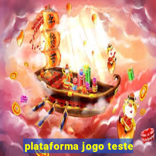 plataforma jogo teste