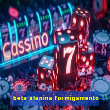 beta alanina formigamento