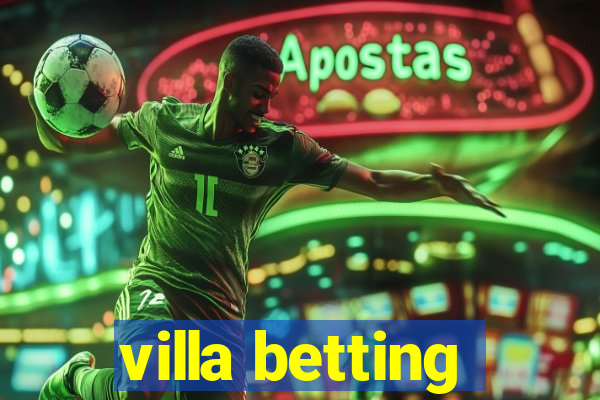 villa betting