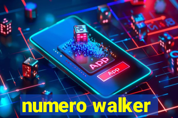 numero walker