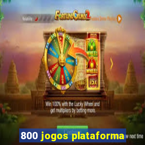 800 jogos plataforma