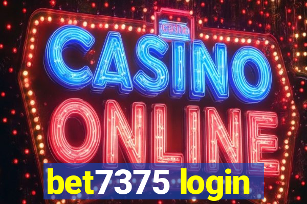 bet7375 login