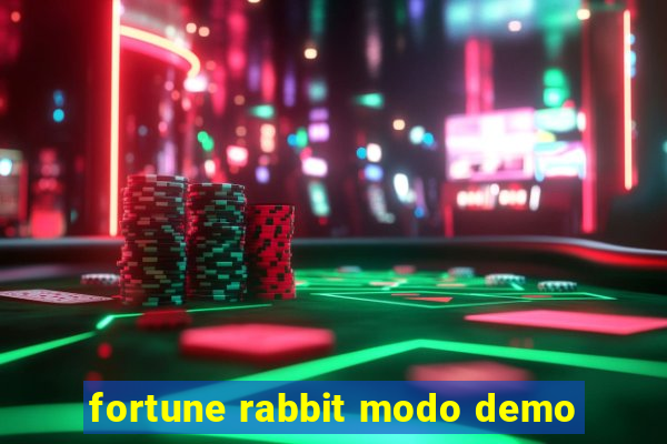 fortune rabbit modo demo