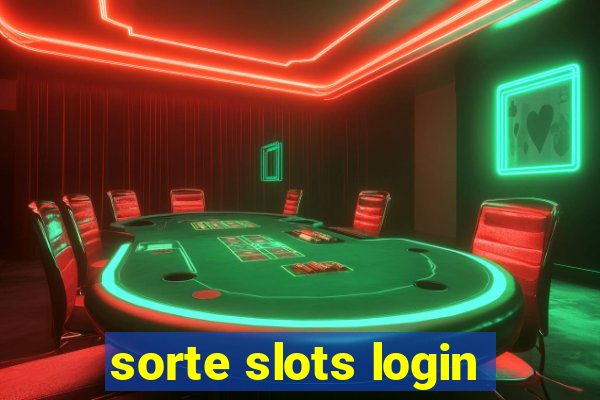 sorte slots login