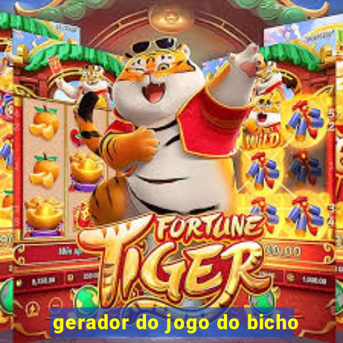 gerador do jogo do bicho