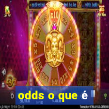 odds o que é