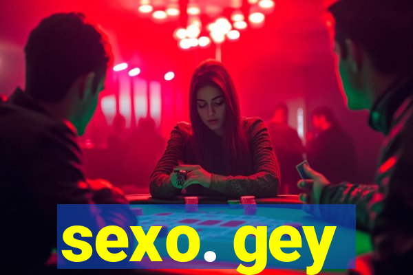 sexo. gey