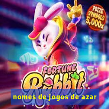 nomes de jogos de azar