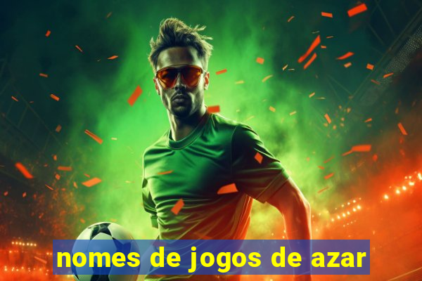 nomes de jogos de azar