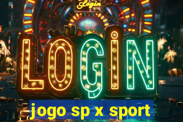 jogo sp x sport