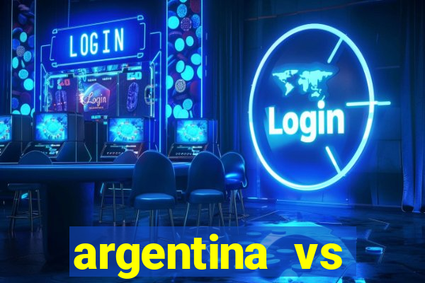 argentina vs colombia ao vivo