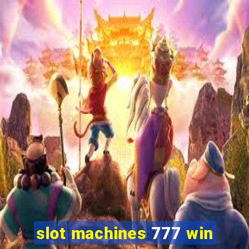 slot machines 777 win