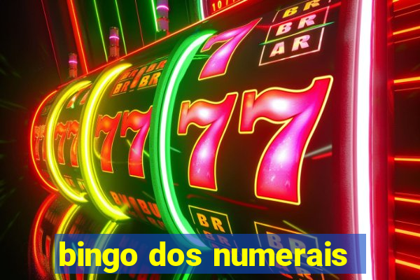 bingo dos numerais