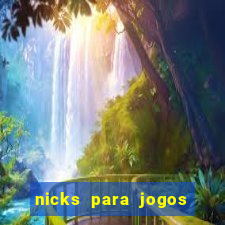 nicks para jogos de tiro