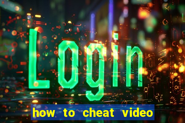 how to cheat video slot machines