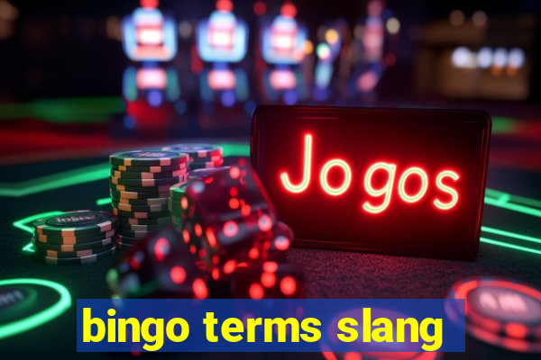 bingo terms slang