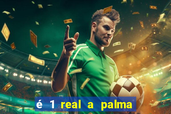 é 1 real a palma da banana