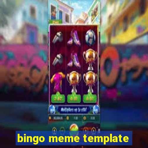 bingo meme template