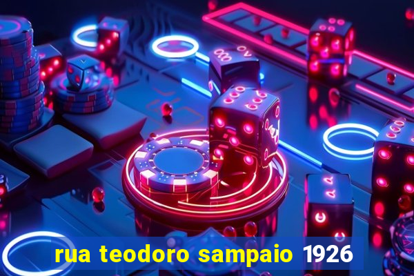 rua teodoro sampaio 1926