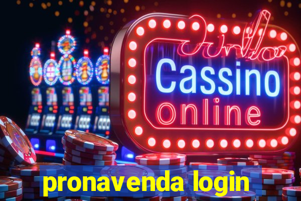 pronavenda login