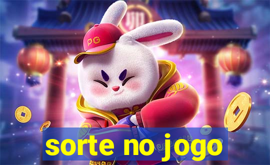 sorte no jogo