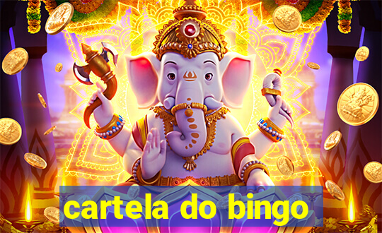 cartela do bingo