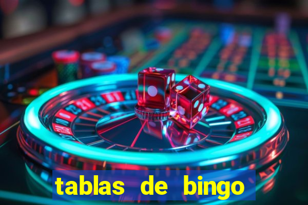 tablas de bingo para imprimir en excel