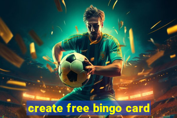 create free bingo card