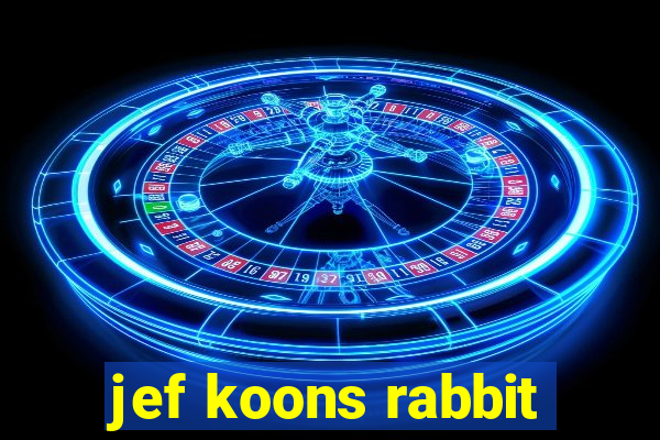 jef koons rabbit