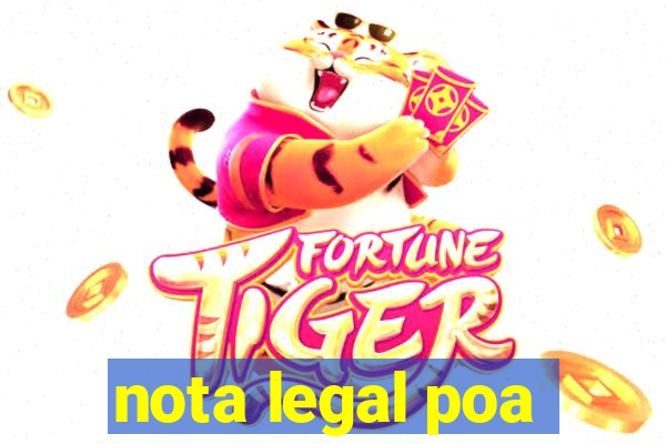 nota legal poa