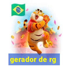 gerador de rg