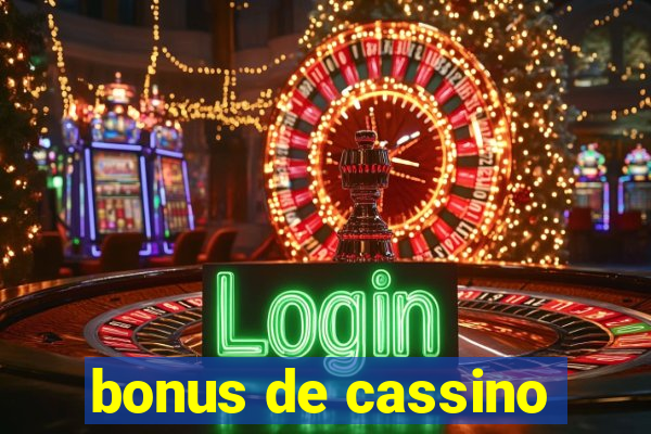 bonus de cassino