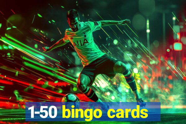 1-50 bingo cards