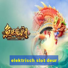 elektrisch slot deur