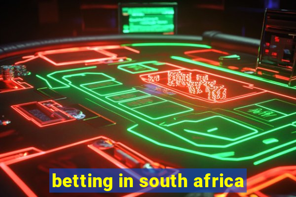 betting in south africa