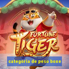 categoria de peso boxe