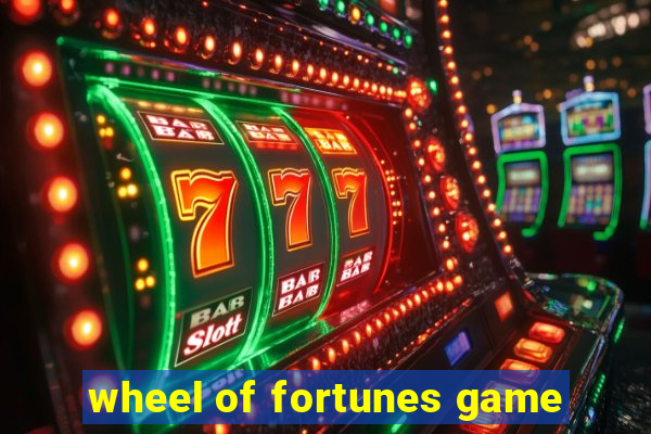 wheel of fortunes game