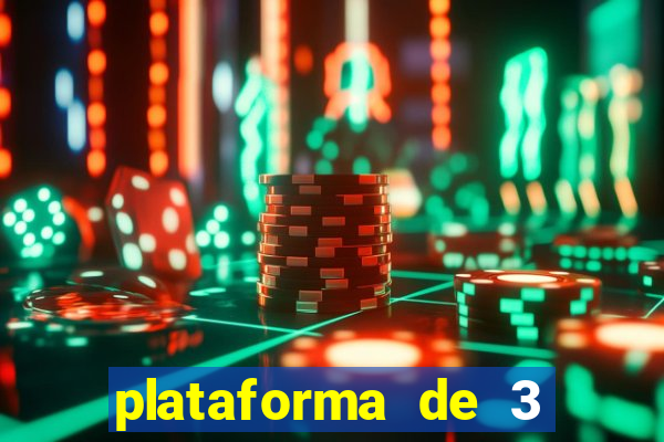 plataforma de 3 reais slots