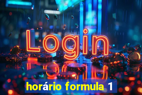 horário formula 1