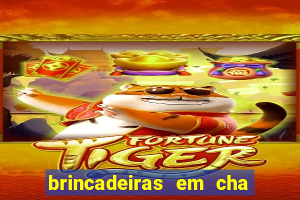 brincadeiras em cha de bebe