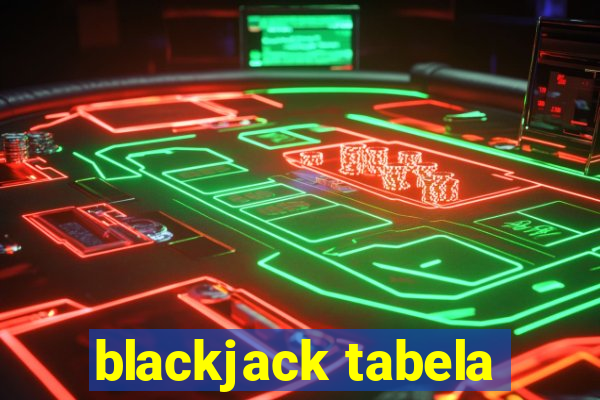 blackjack tabela