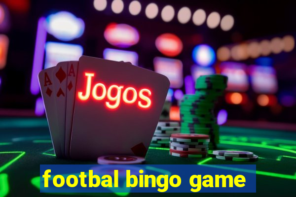 footbal bingo game