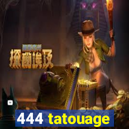 444 tatouage