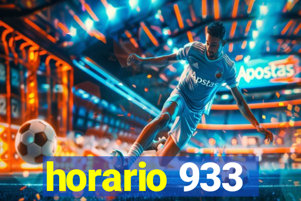 horario 933