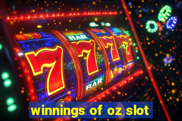 winnings of oz slot