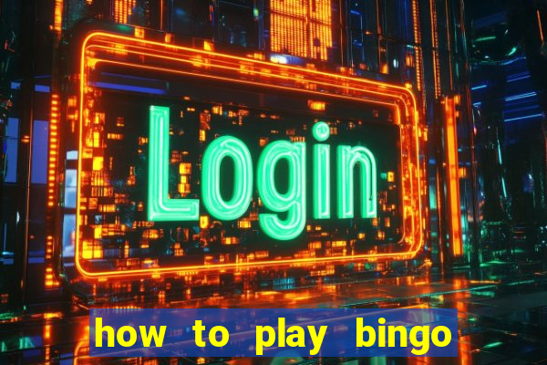 how to play bingo for money