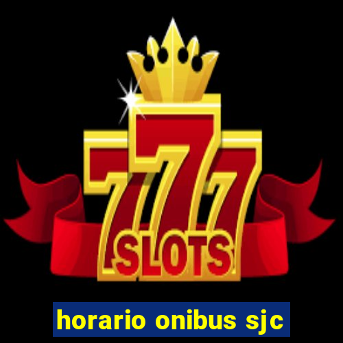 horario onibus sjc